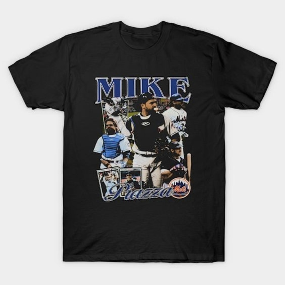 Mike Piazza Vintage Bootleg T-shirt, Graphics Unisex Shirt